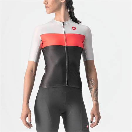 CASTELLI AERO PRO TRÖJA KORT VIT/SVART